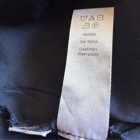 Loft Geo Circuit Lace Pockets Skirt Blue Black Metallic Silver Size 14 - Picture 6 of 6